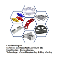 Kits de serrage CNC sur mesure OEM de haute précision, supports de serrage CNC en acier inoxydable et aluminium, et services de brochage