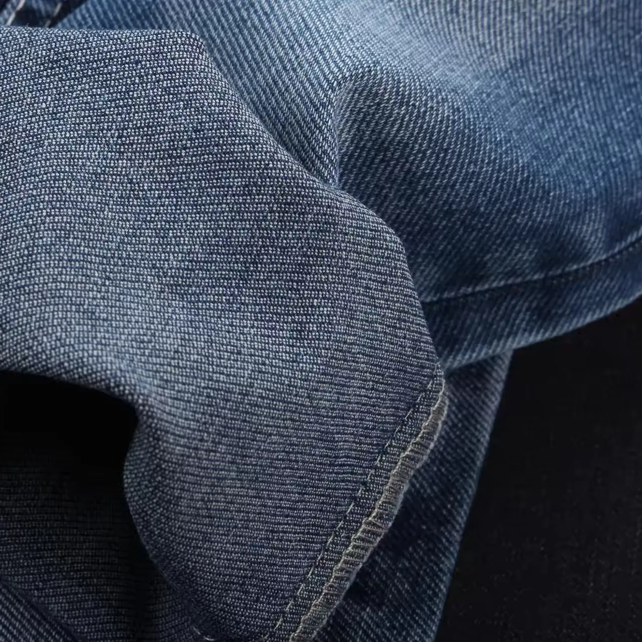 Nouveaux tissus en denim stretch en coton doux à tissage spécial jeans matériaux pour les designs de marque