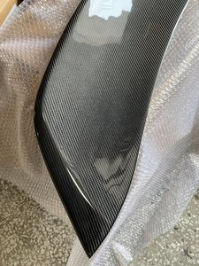 KM for Cayman Boxster 718 982 Models Wet Carbon Fiber Material Style Roof <strong>Spoiler</strong> Top Wing Rear <strong>Spoiler</strong> - Product Image 5