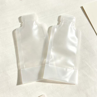 Pochette alimentaire transparente personnalisée de forme spéciale pour emballage de boissons électrolytiques et jus de sport