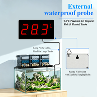 Thermomètre de piscine numérique industriel LX923T, haute précision, avec sonde externe étanche de 5 m, alarme de température, CE