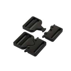 Side Release Buckle Alloy Black Adjustable For Bags Durable <b>Webbing</b> Safety Buckle Pet Accessory - Product Image 4