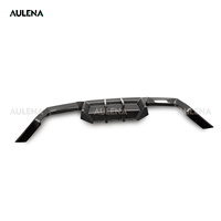 Aulena Design Diffuseur de pare-chocs arrière en carbone sec Spoiler Wing Canards arrière Kit de carrosserie universel de style OEM pour BMW M2(G87)