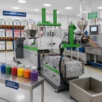 Ligne de production de régénération plastique haute efficacité, unité d'extrusion double en deux étapes pour le retraitement des déchets PP PE en granulés