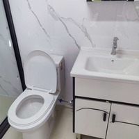 Bâtiments préfabriqués modernes en gros, maisons conteneurs en kit avec salles de bain complètes et toit triangulaire pour habitation et bureau
