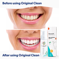 Mousse de blanchiment des dents pour enlever les taches, nettoyant pour les dents, pour Invisalign, appareil dentaire, dentifrice en Mousse, offre spéciale