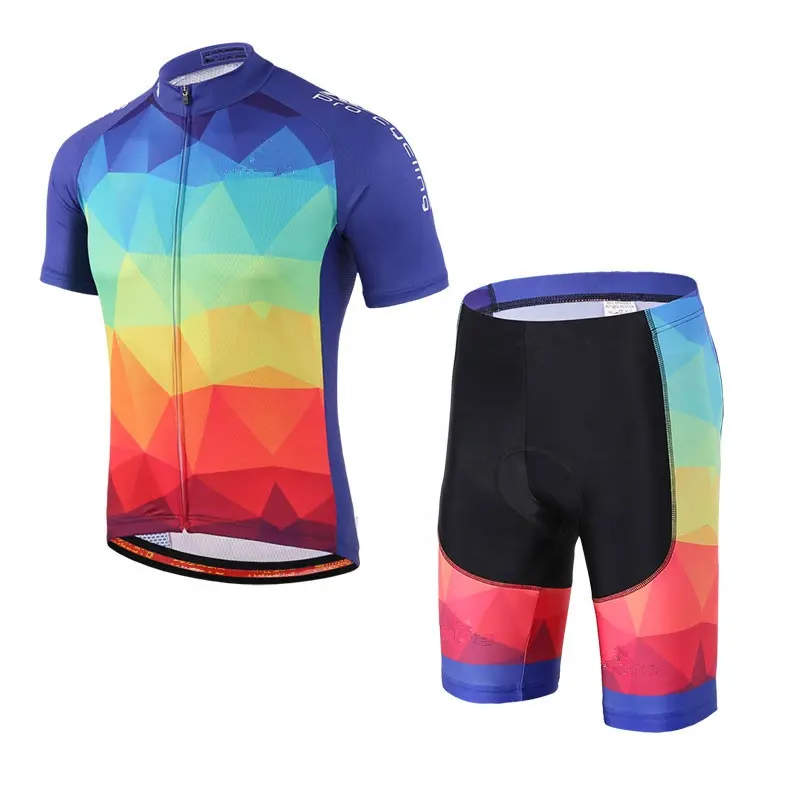 Produttore Personalizzata NESSUN MOQ Vestito Sportswear Abbigliamento Bici Della Bicicletta Abbigliamento Ciclismo Jersey