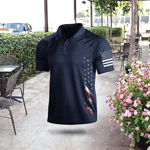 Camiseta Deportiva Casual de Verano para Hombre <span class=keywords><strong>ZY</strong></span>, Talla Grande, Ecológica, de Poliéster/Algodón, Manga Corta, con Estampado de Letras, Transpirable - Product Image 3