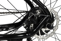 Vélo de montagne électrique de 27,5 pouces |   Moteur sans balais 7 vitesses + frein à disque mécanique |   Moteur arrière 350W |   Batterie au lithium dissimulée