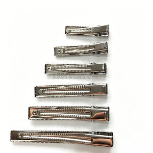 Pinces à <span class=keywords><strong>cheveux</strong></span> en métal rectangulaires lisses, base de barrette à <span class=keywords><strong>cheveux</strong></span> argentée vierge, pinces vierges <span class=keywords><strong>pour</strong></span> accessoires de <span class=keywords><strong>cheveux</strong></span> faits main DIY - Product Image 1