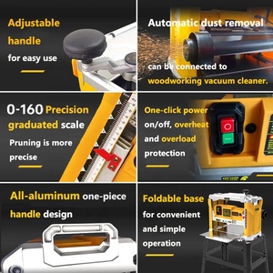 EK-330PLS 2000W 330mm <span class=keywords><strong>Mini</strong></span> Dégauchisseuse Électrique Robuste pour le Travail du <span class=keywords><strong>Bois</strong></span> 13'' 2000W - Product Image 5