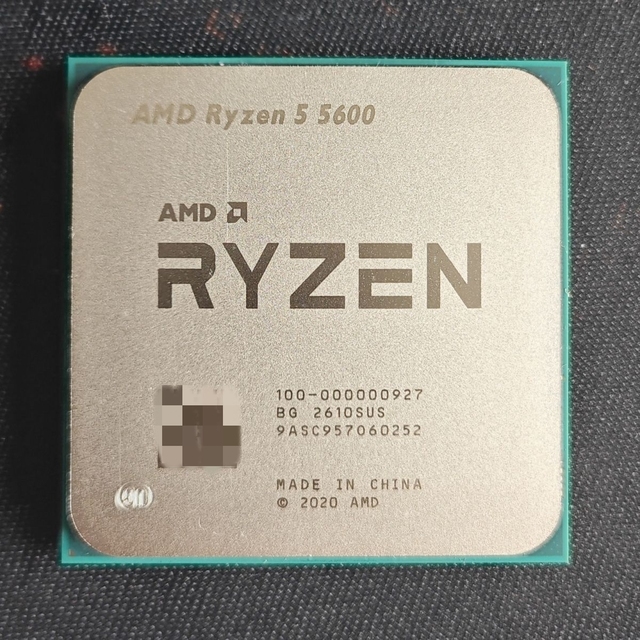 AMD Zen3 Ryzen 5 5600 6-Core 12-Thread Unlocked Desktop Processor 3.5-4.4ghz, 65W Tdp, Compatible with AM4 Motherboards