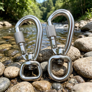 Laisse pour <span class=keywords><strong>chien</strong></span> Diamètre intérieur 10mm Anneau inférieur Petite taille 7075 Clip mousqueton pivotant - Product Image 3