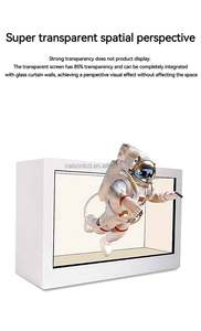 Écran publicitaire LCD OEM 8 pouces avec écran tactile Android ou HDM1 en armoire transparente - Product Image 4