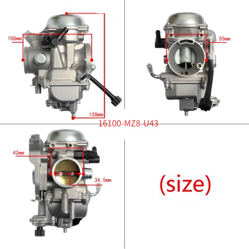 16100-MZ8-U43 16100-MR1-673 600cc 1988-2007