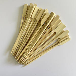 Pinchos de bambú resistentes a altas temperaturas, pinchos para barbacoa, <span class=keywords><strong>kebab</strong></span> verde, 18cm - Product Image 3