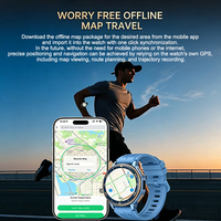 Nouvelle montre connectée intelligente S99 AI avec ChatGPT, GPS, carte hors ligne, boussole, lampe de poche, étanche 3ATM, montre connectée de sport et de fitness pour hommes