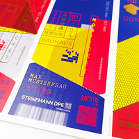 Vernis 3D personnalisé feuille en relief dépliant manuel livret Brochures exposition publicité billets livres flyer impression Illustration