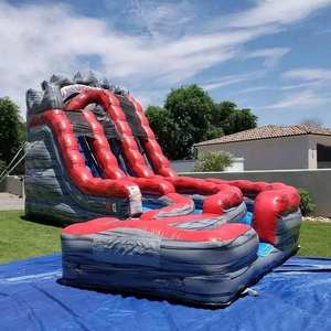 Castillo Inflable Comercial para Niños, Tobogán Acuático de PVC, Casa de Brinco con <span class=keywords><strong>Cascada</strong></span> de 7*3.5m, Fácil de Instalar para Jugar - Product Image 4