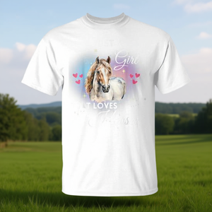 Camiseta Just A Girl That Loves Horses, unisex, talla mediana para adultos - Product Image 3