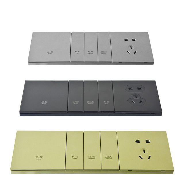Custom Made Color and Logo Home Automation System Smart Light Switches