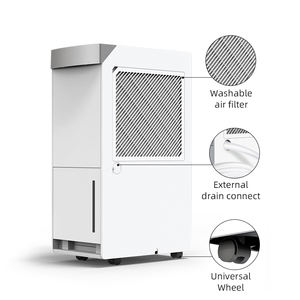 Déshumidificateurs portables multifonctionnels intelligents avec roulettes et filtre, absorbeurs d'<span class=keywords><strong>humidité</strong></span> réfrigérants pour bureaux et pièces - Product Image 3