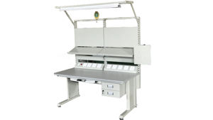 LEENOL-acciaio resistente ESD banco da lavoro tavolo da lavoro Workstation Workstation banco con cassetti - Product Image 6