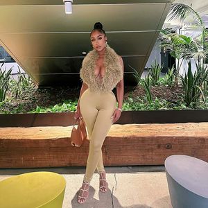 Ghh9681- 2025 celana ketat wanita, Set dua potong rambut leher gantung punggung terbuka - Product Image 6