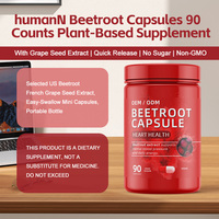 Greenpie Betterave Root Heart Support Vegan GMP IS022000 Extrait de plante d'usine Suppléments Capsules de betterave