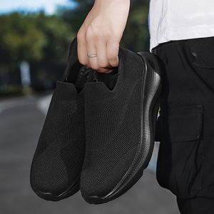 Men Mesh Slip on Walking Shoes Spring Breathable Lightweight Fitness Casual <b>EVA</b> Midsole Rubber Outsole - Product Image 1