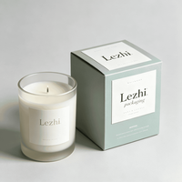 Caja de Papel para Empaque de Velas Aromáticas y Regalos, con Logotipo Personalizado, Ecológica, con Impresión en Relieve y Aroma, Venta al Por Mayor