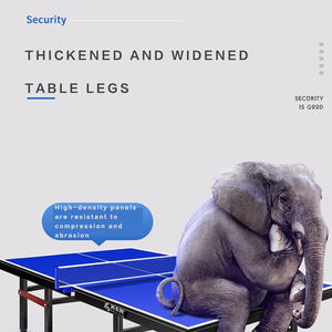 <span class=keywords><strong>Table</strong></span> de <span class=keywords><strong>ping</strong></span>-<span class=keywords><strong>pong</strong></span> miniature <span class=keywords><strong>pliable</strong></span> et mobile YUNJIA pour enfants - Product Image 4