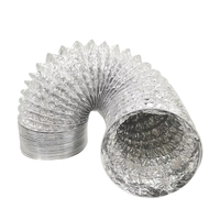 Tuyau flexible commercial de 10 pouces (8 pouces) pour système de ventilation, idéal pour hôpitaux et cuisines, design industriel moderne
