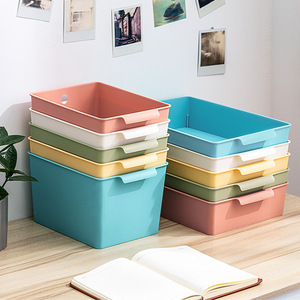 Fengji <b>Storage</b> <b>Baskets</b> Rectangle Plastic Stackable Organizers For Desk Bathroom Kitchen Cosmetic Snack <b>Storage</b> Box - Product Image 1