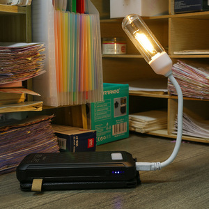 Tungsten Filament Night <b>Light</b> USB Portable Eye Protecting Dormitory Bedside Lamp - Product Image 2