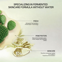 Masque facial hydratant, liftant, raffermissant et anti-âge à l'extrait de cactus bio-fermenté sans eau, très vendu, OEM