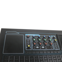 Console de mixage numérique PRO Audio 24 canaux avec fader motorisé, grand écran, interface USB, interface numérique professionnelle pour DJ en direct