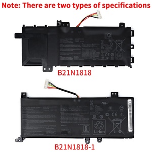 แบตเตอรี่แล็ปท็อป Oem ความจุสูง <span class=keywords><strong>C21N1818</strong></span> B21N1818 สำหรับ Asus VivoBook Pro 14 15 X412DA A412FA X412FJ R424FA X509JA X509MA X509UA - Product Image 2