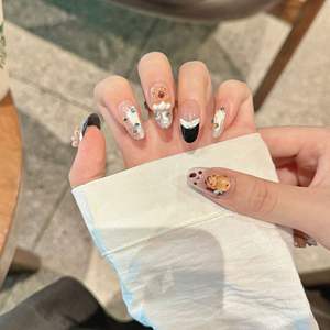 डिजाइन #2349 थोक ऐक्रेलिक नाखून प्यारे कैप्ybar नई शैली सजावट प्रेस - Product Image 3