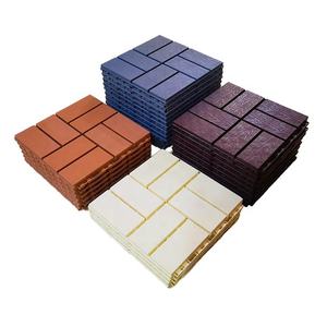 30x30cm Eco-Friendly Wood Grain Dual Lock Interlocking <b>Plastic</b> Deck <b>Tiles</b> Waterproof Outdoor Patio Garden Flooring 5 Year - Product Image 1