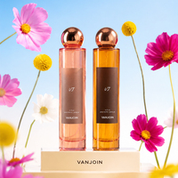 Flacon de parfum de luxe mince de 100 ml en verre avec bouchon sphérique pour huile parfumée, parfum personnel, vaporisateur à sertir pour le corps