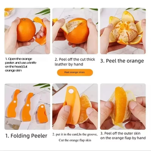 Pelador de Naranjas Manual Zenidoo, Multifuncional, para Pomelo y Limón, de Acero Inoxidable, para Frutas y Verduras - Product Image 3