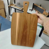 Planche à découper en bois d'acacia avec poignée pour la cuisine, accessoires de cuisine, articles ménagers, fabrication en usine