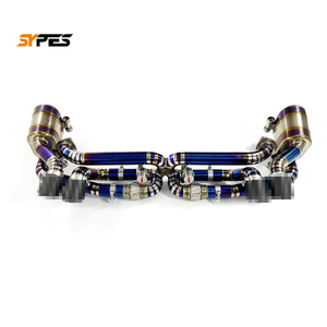Sistema de Escape Valvetronic para 991.2 3.0T 2016-2019, Sistema de Escape con Válvulas Electrónicas/de Vacío, de Aluminio Azul - Product Image 1