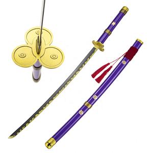 ดาบคาตานะวันพีซจำลอง รุ่นโรโรโนอา โซโร ดาบเอ็นมะสีม่วง ขนาด 103 ซม. สำหรับคอสเพลย์ - Product Image 3