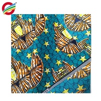 Pagne populer di Afrika Barat 100% Batik katun dicetak kain lilin Ankara untuk gaun