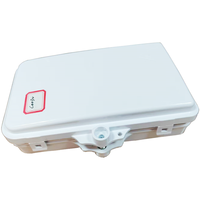 Caja de Distribución de Fibra Óptica FTTH HANLI HX-003, 1 Entrada/2-6 Salidas, Conector SC