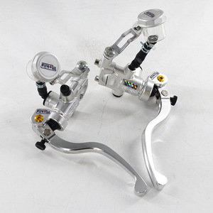 Palancas de freno para motocicleta Mokila, tipo de empuje directo, color rojo, para bicicletas eléctricas y motocicletas, modelo 02LR - Product Image 4