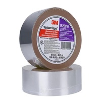 3M 1520CW Feuille d'aluminium acrylique flexible Ruban adhésif simple face pour l'installation de panneaux en fibre de verre