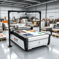 Plotter de plegado de corte automático de caja ZXT, máquina cortadora de cartón de superficie plana con troquel digital